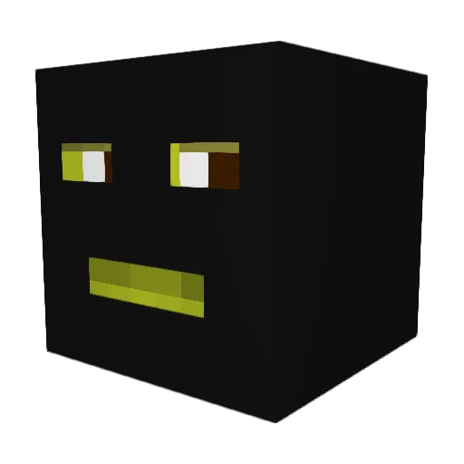 Hoesienou Minecraft avatar head, 3D render