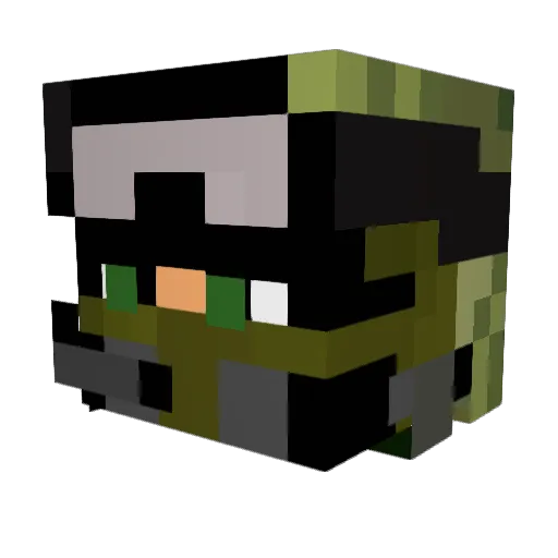 Hofer385 Minecraft avatar head, 3D render