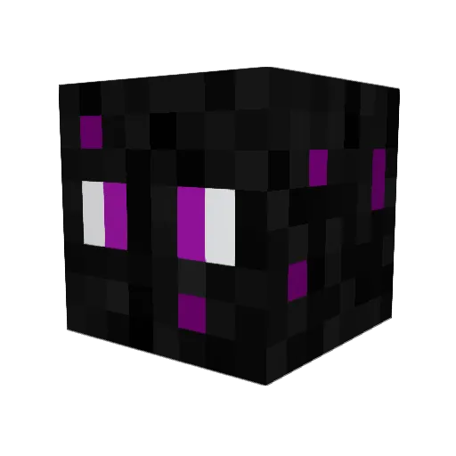Hofflon Minecraft avatar head, 3D render
