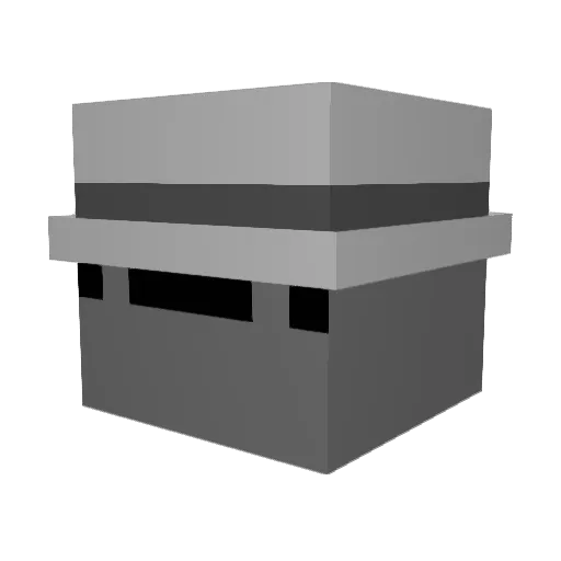 Hoffy3 Minecraft avatar head, 3D render