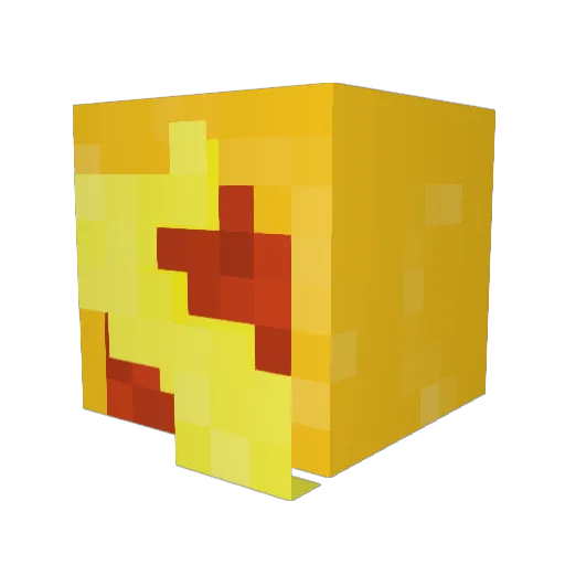 Hogan27 Minecraft avatar head, 3D render