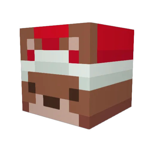 Hoggys_ Minecraft avatar head, 3D render