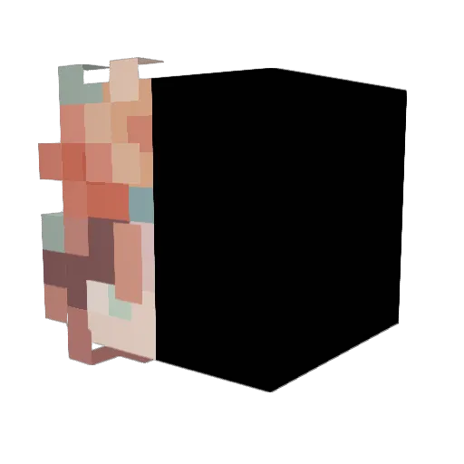 Hoghedge0 Minecraft avatar head, 3D render