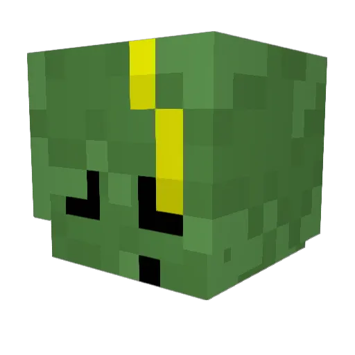 Hohlenwolf Minecraft avatar head, 3D render