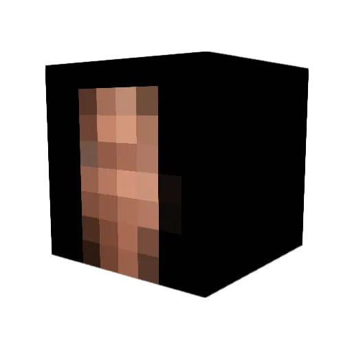 Hoholovich Minecraft avatar head, 3D render
