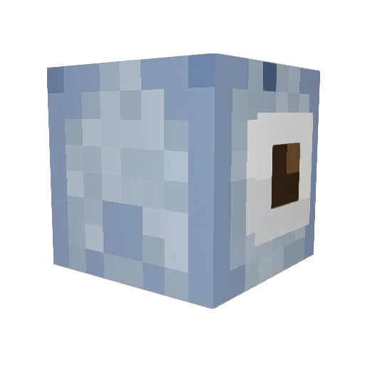 HoiKei Minecraft avatar head, 3D render