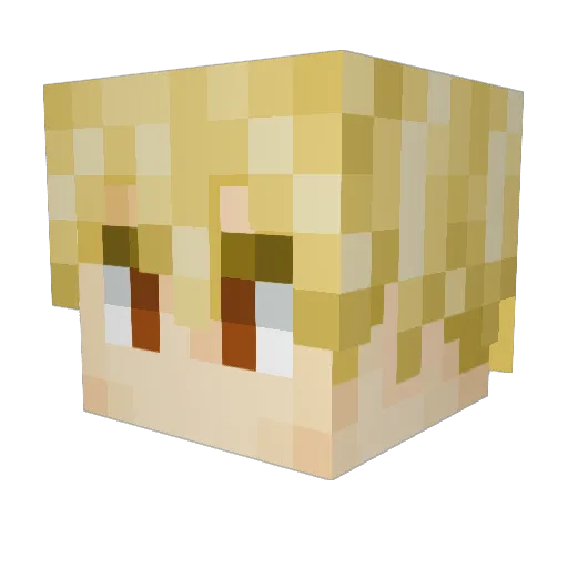 HojoBaDojo Minecraft avatar head, 3D render