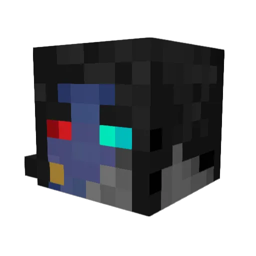 HojoVC Minecraft avatar head, 3D render