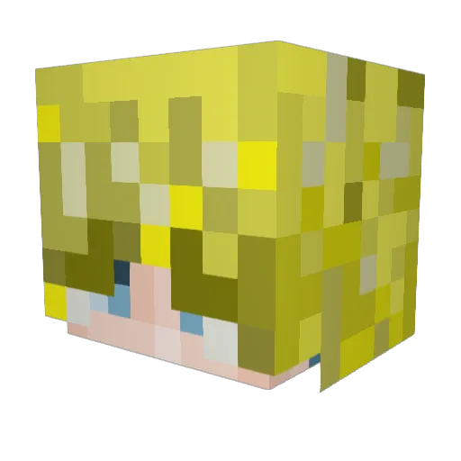 HojrodStak Minecraft avatar head, 3D render