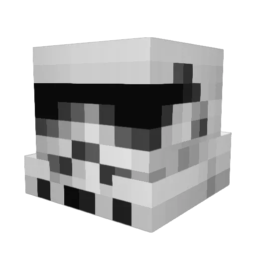HokaPoka812 Minecraft avatar head, 3D render