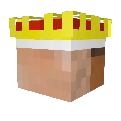 HokkeyPvP Minecraft avatar head, 3D render