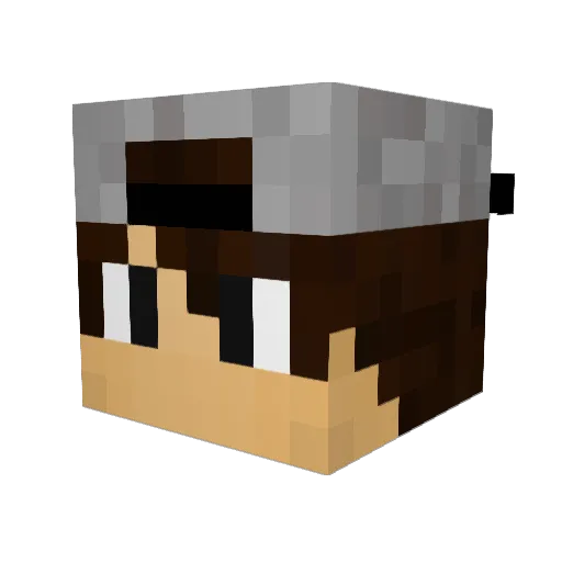 HolaPlays Minecraft avatar head, 3D render