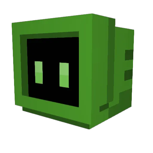 Holbrooh Minecraft avatar head, 3D render
