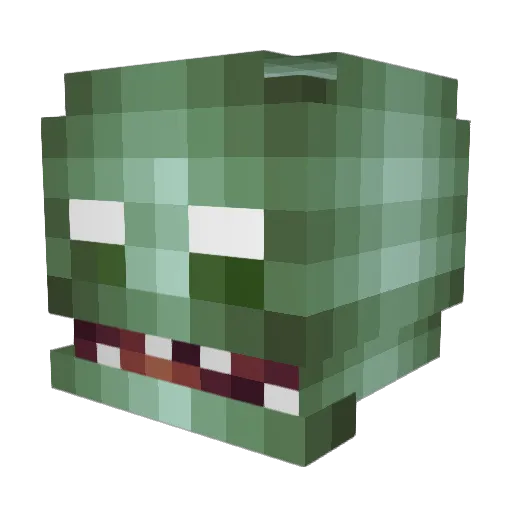 HoldTheBone Minecraft avatar head, 3D render
