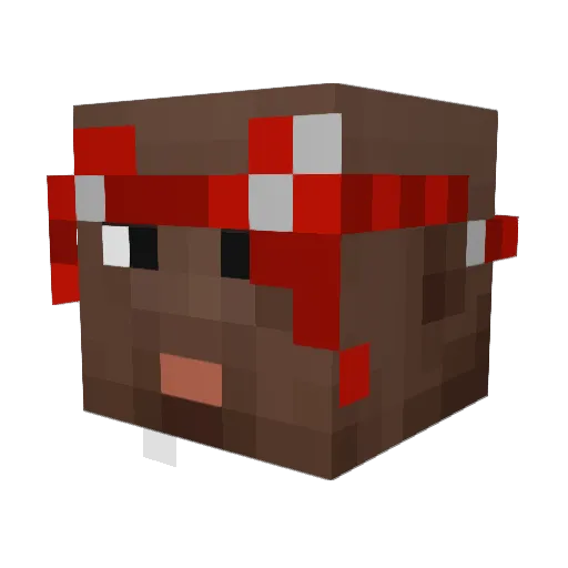HoldYourL Minecraft avatar head, 3D render