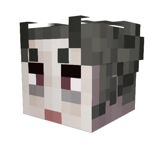 Hold_Hands Minecraft avatar head, 3D render