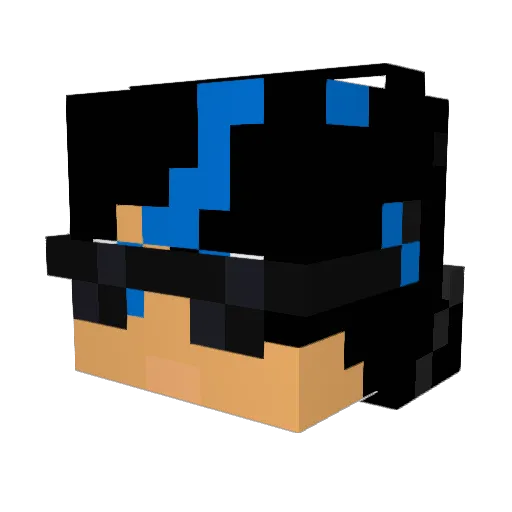 Holden_Stacks23 Minecraft avatar head, 3D render