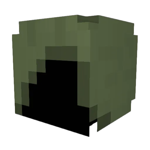 Holderz Minecraft avatar head, 3D render