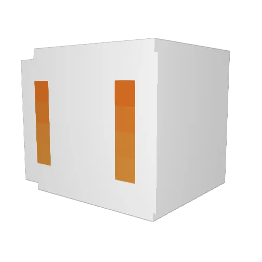 Holebalole Minecraft avatar head, 3D render
