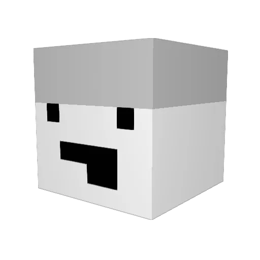 Holic4004 Minecraft avatar head, 3D render
