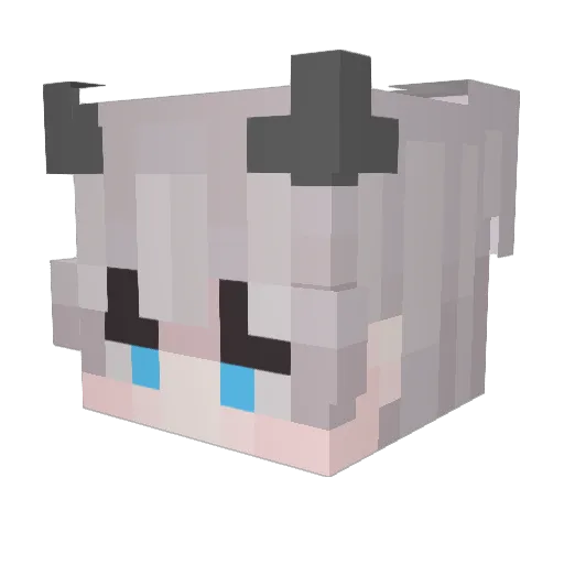 Holiday44421 Minecraft avatar head, 3D render