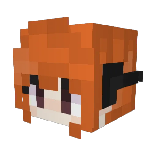 Holiday_Ougi Minecraft avatar head, 3D render