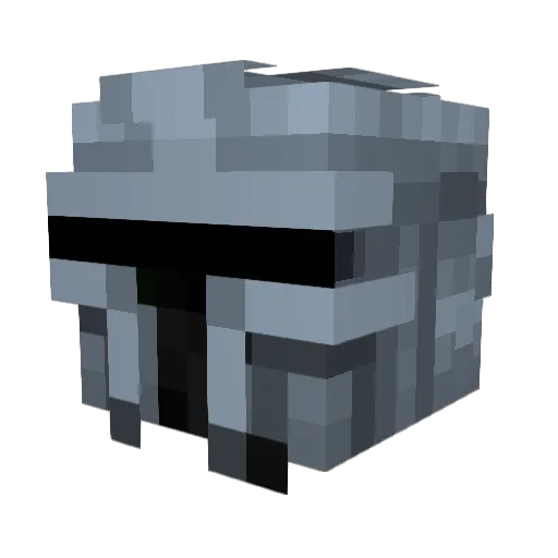 Holigzs Minecraft avatar head, 3D render