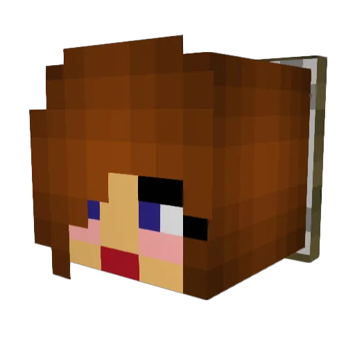HollaPenyo Minecraft avatar head, 3D render