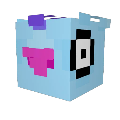 HollandTopaz Minecraft avatar head, 3D render