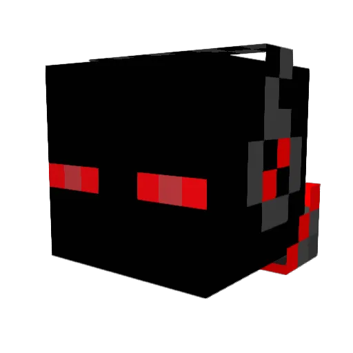 Hollibel Minecraft avatar head, 3D render