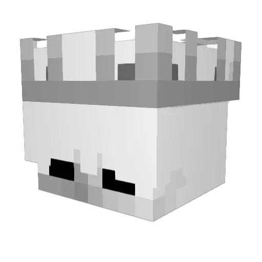 HollowOwns Minecraft avatar head, 3D render