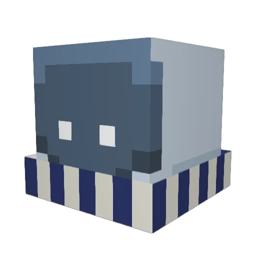 HollowTimes Minecraft avatar head, 3D render