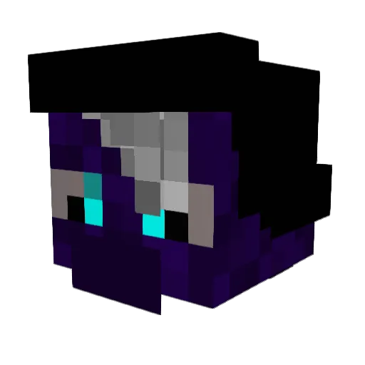 HollowVector Minecraft avatar head, 3D render