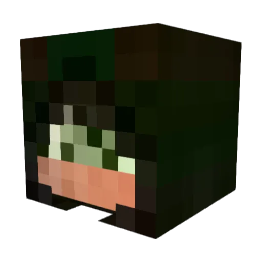 Hollow_Arcus Minecraft avatar head, 3D render