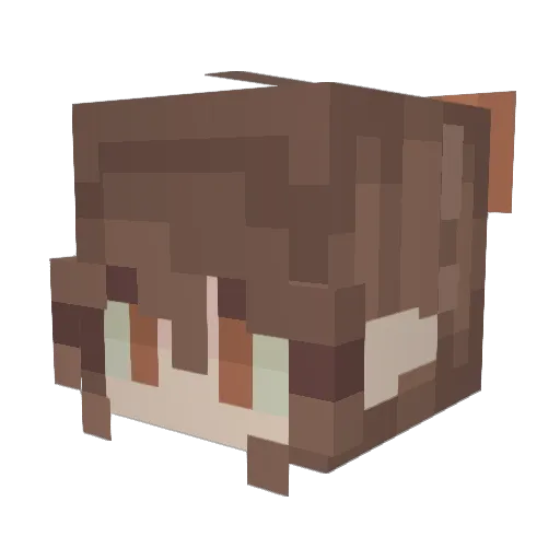 Hollow_Ryuu Minecraft avatar head, 3D render