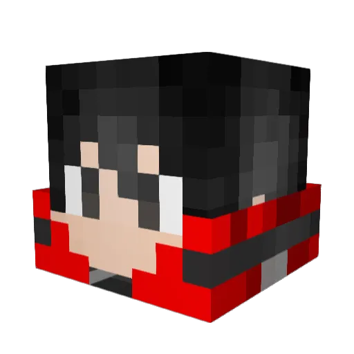 HollowedBeast Minecraft avatar head, 3D render
