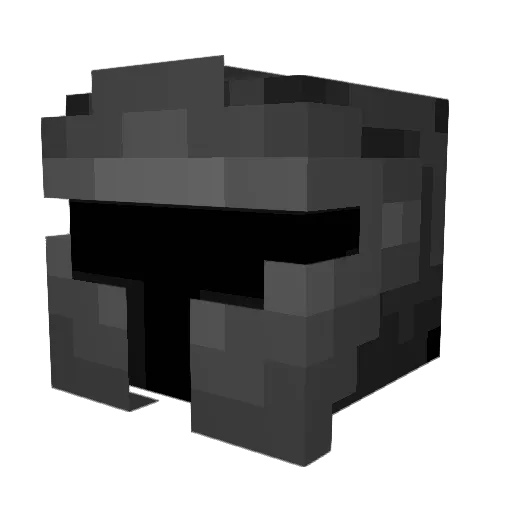 Hollowed_Coffee Minecraft avatar head, 3D render
