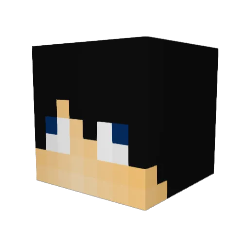 HollowifiedNexus Minecraft avatar head, 3D render