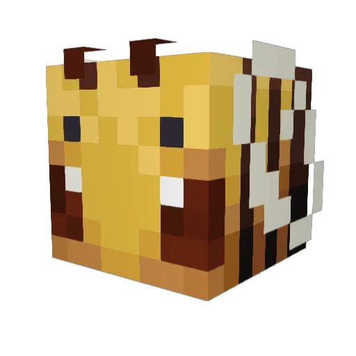 Hollowknight10 Minecraft avatar head, 3D render