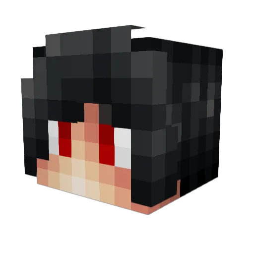 HollowskullHD Minecraft avatar head, 3D render