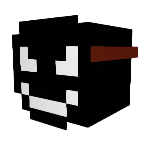 HollyDye Minecraft avatar head, 3D render