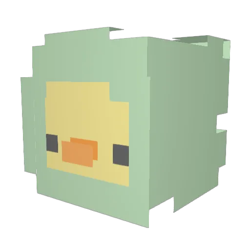 Hollybear3257 Minecraft avatar head, 3D render