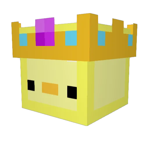 HollywoodVideos Minecraft avatar head, 3D render
