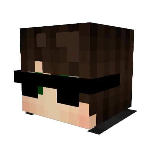 Holm_goran Minecraft avatar head, 3D render
