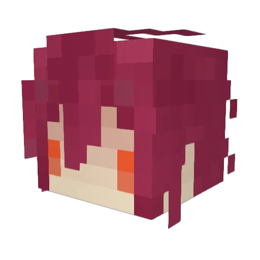 Holmes945 Minecraft avatar head, 3D render