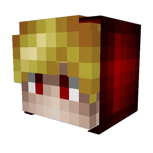 Holoarc Minecraft avatar head, 3D render