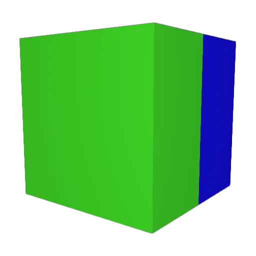 HologrowOld Minecraft avatar head, 3D render