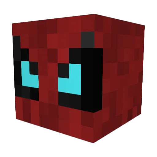 HoltAstros Minecraft avatar head, 3D render