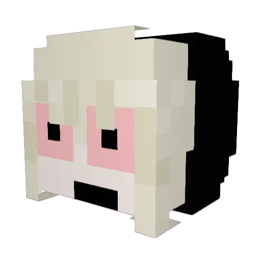 Holvyn Minecraft avatar head, 3D render