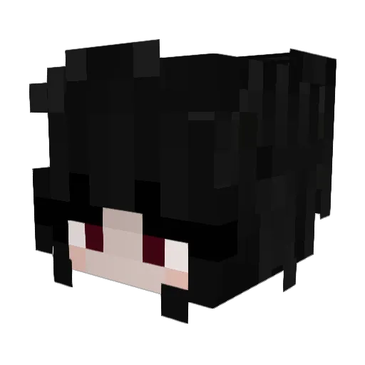 HolyAlice Minecraft avatar head, 3D render